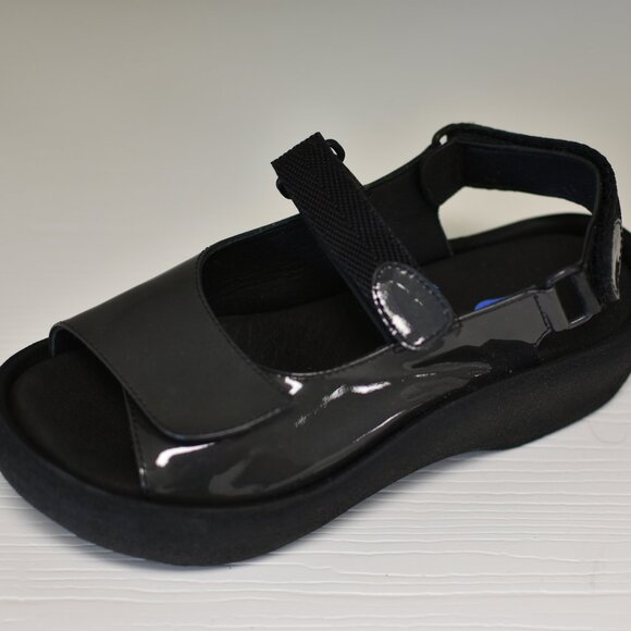 Wolky Shoes - Wolky Jewel Anthracite Patent Leather in euro 36